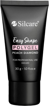 Полігель Silcare Easy Shape для нарощування нігтів Peach Diamond 30 г (5902560556179)