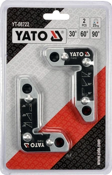 Magnetyczne uchwyty spawalnicze YATO 84 x 45 x 25 x 54 mm zestaw 2 szt YT-08722 (5906083056529)