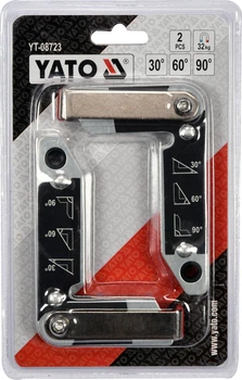 Magnetyczne uchwyty spawalnicze YATO 110 x 65 x 35 x 70 mm zestaw 2 szt (YT-08723) (5906083056536)