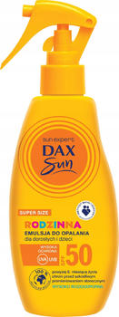 Сонцезахисна емульсія Dax Sun для дорослих та дітей SPF 50 200 мл (5900525057600)