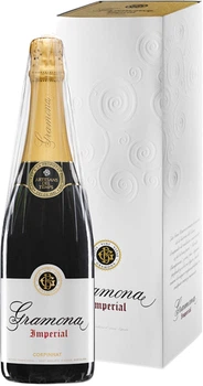 Вино ігристе Gramona Imperial Brut Corpinnat Gift Box біле брют 0.75 л (8424918995111)