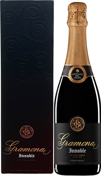Вино игристе Gramona Innoble Brut Nature Corpinnat Gift Box біле брют 0.75 л