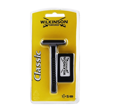 Верстат для гоління чоловічий Wilkinson Sword Double Edge Razor 1 шт + 5 змінних лез