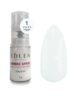 Омбре спрей для дизайна ногтей Edlen Professional Ombre Spray Color №1 5г