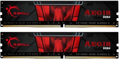 Оперативна пам'ять G.Skill DDR4-2400 32768MB PC4-19200 (Kit of 2x16384) Aegis (F4-2400C17D-32GIS)