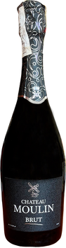 Вино игристе Chateau Moulin Brut біле брют 0.75 л