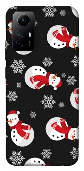 TPU чохол Demsky Снеговики для Xiaomi Redmi Note 12S