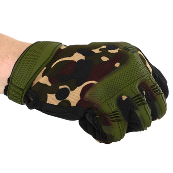 Рукавички тактичні із закритими пальцями MECHANIX WEAR Deluxe (р-р XL, Woodland)