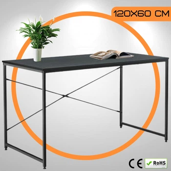 Компьютерный Стол Лофт 120 x 60 см Черный Loft Home Fest NORD Рабочий Офисный Письменный