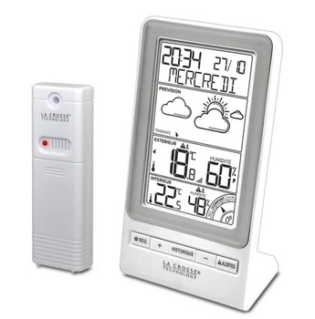 Метеостанция La Crosse WS6819 White/Silver