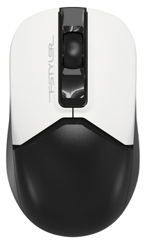 Мышь беспроводная A4Tech Fstyler FG12S Черная/Белая 274678