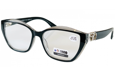 Фотохромные женские очки для коррекции зрения (хамелеон серый) +0.75 FM442
