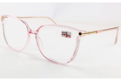Готові жіночі окуляри для корекції зору біла лінза Ralph плюс і мінус +3.5 0791 C1