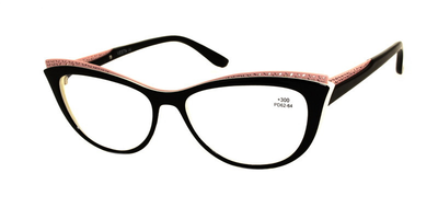Стильні окуляри унісекс для корекції зору плюси до +6,00 VESTA +1.5 21128