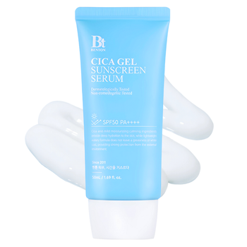 Увлажняющая солнцезащитная крем-сыворотка с центелой Benton CICA Gel Sunscreen Serum SPF50/PA++++ 50 мл