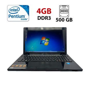 Ноутбук Lenovo G580 / 15.6" (1366x768) TN LED / Intel Pentium B960 (2 ядра по 2.2 GHz) / 4 GB DDR3 / 500 GB HDD / Intel HD Graphics / WebCam б/у
