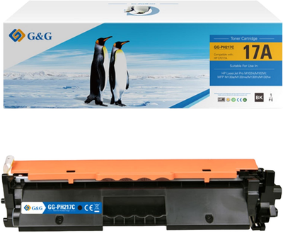 Тонер-картридж G&G для HP CF217A Black (NT-PH217)