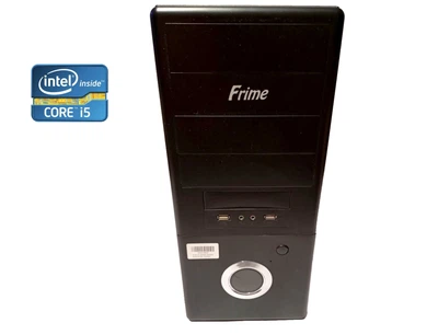 ПК Frime Tower / Intel Core i5-2400 (4 ядра по 3.1 - 3.4 GHz) / 8 GB DDR3 / 128 GB SSD + 500 HDD / Intel HD Graphics 2000 / 400W б/у