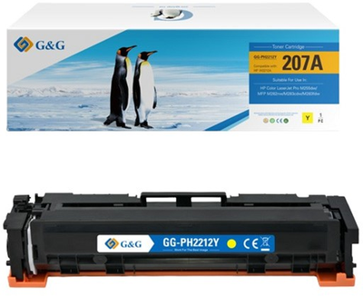 Тонер-картридж G&G для HP W2212A NT-PH2212Y HP 207A Yellow (6941784756056)