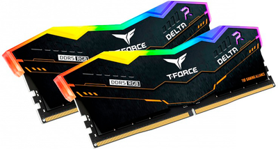 Pamięć RAM Team Group Delta TUF RGB DIMM DDR5-5600 32768MB Dual Kit PC5-44800 Black (FF5D532G5600HC36BDC01)