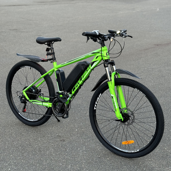 Велосипед с Е-комплектом 27.5" Cross Kron 48 В 500Вт 15 Ah/ до 65 км запас ходу