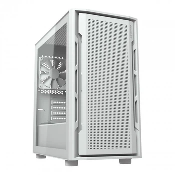 Корпус Mini-Tower без БЖ Cougar UNIFACE MINI White, 1*120mm вентилятори передвстановлені, ATX/mATX/mini-ITX, USB3.0 x 2, USB2.0x1, Audio x1, скляне вікно