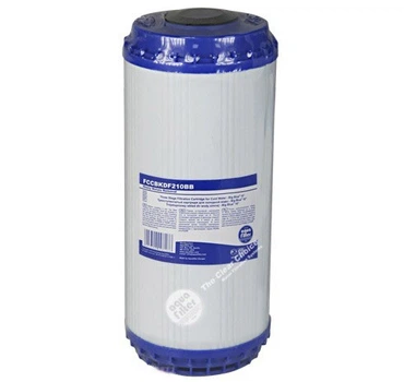 Картридж угольный (умягчаюший) с элементом KDF Aquafilter FCCBKDF210BB (Big Blue 10)