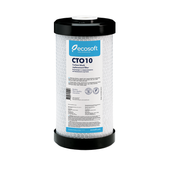 Картридж з пресованого активованого вугілля Ecosoft 4,5х10” (CHVCB4510ECO) (Big Blue 10)