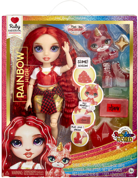 Lalka z akcesoriami Rainbow High Classic Fashion Doll Ruby Czerwona (0035051120179)