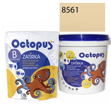 Затирка для плитки Octopus Zatirka 8561 епоксидна 1,25 кг