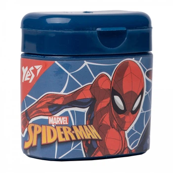 Точилка подвійна YES Marvel.Spiderman з кришкою (620550)