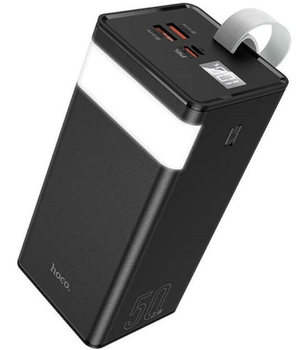 Портативний зовнішній акумулятор Повербанк УМБ HOCO J86A 40000 mah 22.5W 5A з функцією лампи