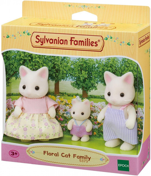 Zestaw figurek Sylvanian Families Floral Cat Family 3 szt (5054131053737)