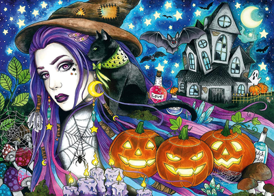 Puzzle Ravensburger Halloween 2 70 x 50 cm 1000 elementów (4005556168712)