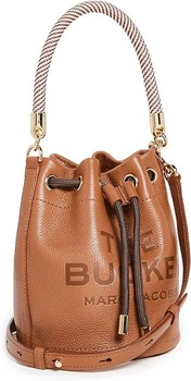 Сумка Marc Jacobs The Leather Bucket коричневая