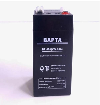 Акумуляторна батарея 4В 4,5Ач BAPTA BP-480/9651 чорний