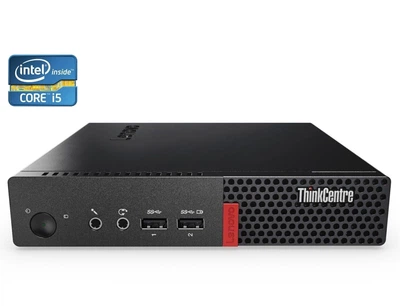 Неттоп Lenovo ThinkCentre M710q Tiny USFF / Intel Core i5-6400 (4 ядра по 2.7 - 3.3 GHz) / 8 GB DDR4 / 240 GB SSD / Intel HD Graphics 530 б/у