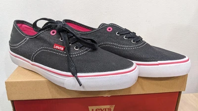 Кеди Levi's Monterey Canvas Denim Color: Black/Fuchsia US9.5 EU41 26.5CM