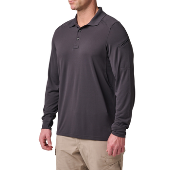 Поло с длинным рукавом 5.11 Tactical® Helios Long Sleeve Polo S Charcoal