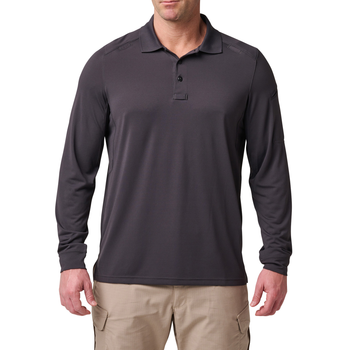 Поло с длинным рукавом 5.11 Tactical® Helios Long Sleeve Polo M Charcoal