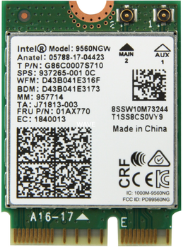 Мережева карта Intel Wireless-AC 9560 M.2 2230 vPro (9560.NGWG)