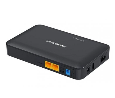 Источник бесперебойного питания для роутеров Marsriva KP2Plus DC UPS 240VAC 2xDC+PoE24V1A+USB OUT 2x5V 9V 12V2.5A 18W 16000Ah Black