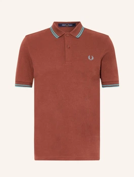 Чоловіче поло Fred Perry Twin Tipped Shirt Коричневий розмір L