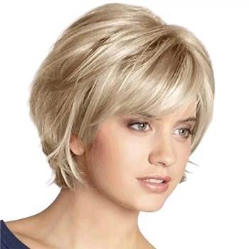 Парик короткий пшеничный Ombre Bob, термоволокно VC HAIRJOY A10