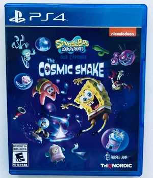 SpongeBob SquarePants Cosmic Shake, русские субтитры - диск для PlayStation 4, Б/У