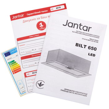 Вытяжка кухонная Jantar BILT 650 LED 52 BL