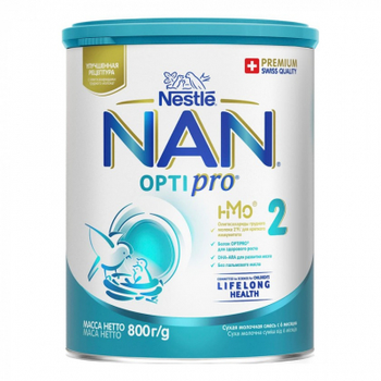 Детская смесь Nestle NAN 2 Optipro 2'FL от 6 мес. 800 г (7613032477530)