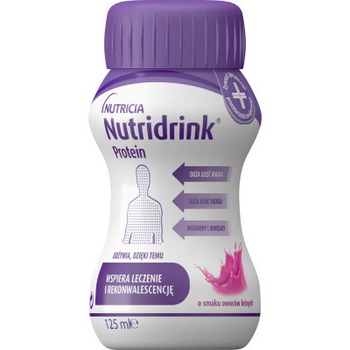 Дитяча суміш Nutricia Nutridrink Protein Berries 4 шт х 125 мл (8716900570353)