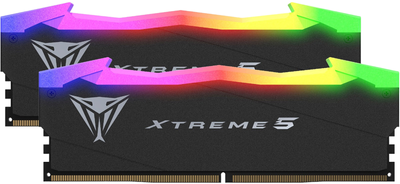 Оперативна память Patriot Viper Xtreme 5 RGB DDR5-7600 49152MB (Kit of 2x24576) PVXR548G76C36K (4711378425482)