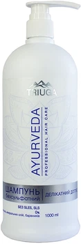 Шампунь безсульфатный, деликатный уход - Triuga Ayurveda Professional Hair Care 1000ml (1257653-192409)
